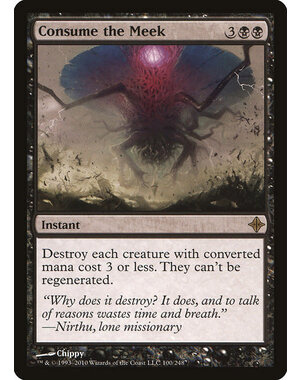 Magic: The Gathering Consume the Meek (100) Lightly Played