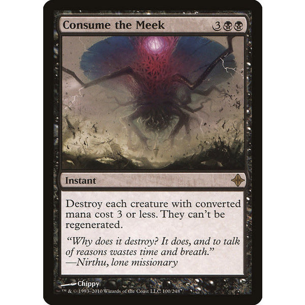 Magic: The Gathering Consume the Meek (100) Moderately Played