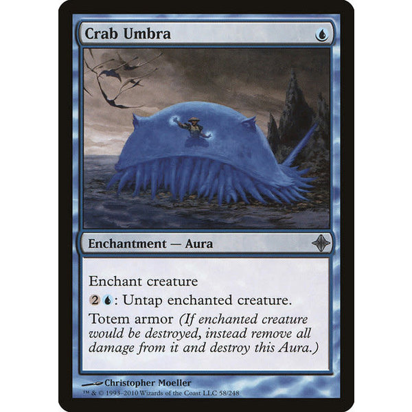 Magic: The Gathering Crab Umbra (058) Moderately Played