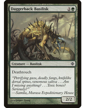 Magic: The Gathering Daggerback Basilisk (182) Moderately Played