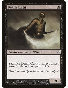 Magic: The Gathering Death Cultist (105) Moderately Played