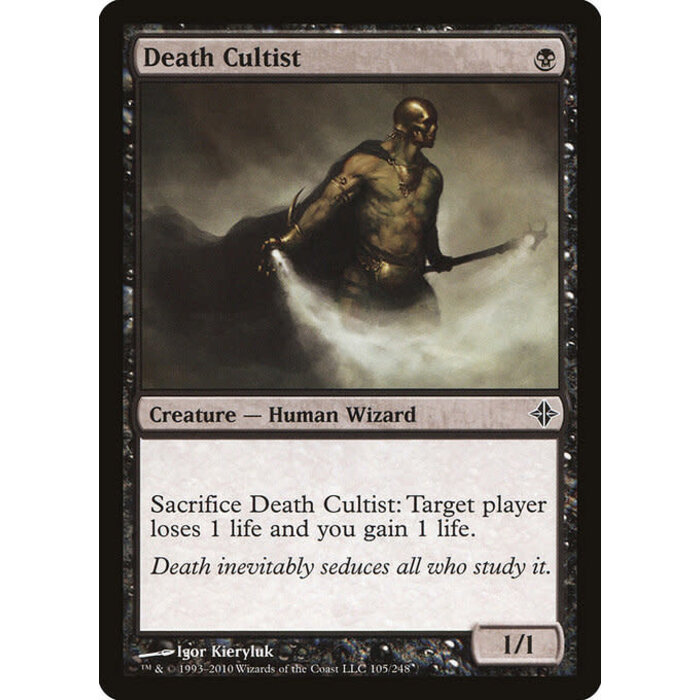 Magic: The Gathering Death Cultist (105) Moderately Played