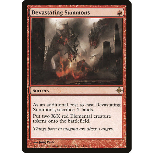 Magic: The Gathering Devastating Summons (140) Lightly Played