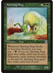 Magic: The Gathering Spitting Slug (085) Moderately Played