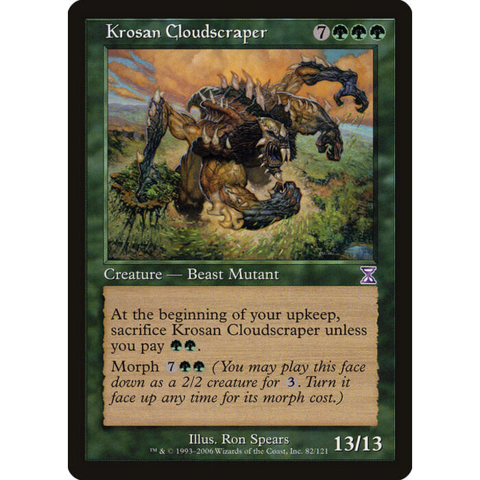 Magic: The Gathering Krosan Cloudscraper (082) Lightly Played