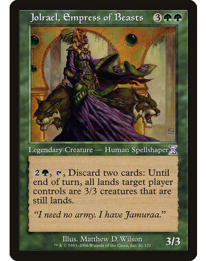 Magic: The Gathering Jolrael, Empress of Beasts (081) Lightly Played