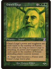 Magic: The Gathering Gaea's Liege (078) Moderately Played