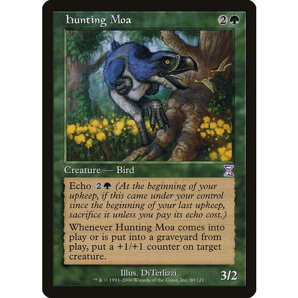Magic: The Gathering Hunting Moa (080) Lightly Played