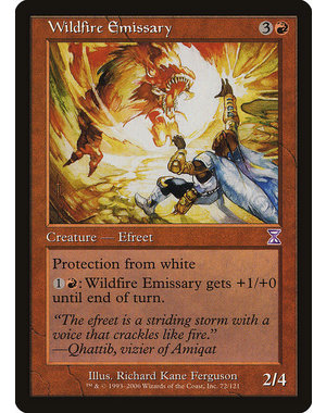 Magic: The Gathering Wildfire Emissary (072) Lightly Played