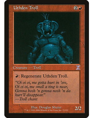 Magic: The Gathering Uthden Troll (071) Lightly Played