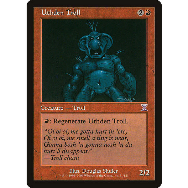 Magic: The Gathering Uthden Troll (071) Lightly Played