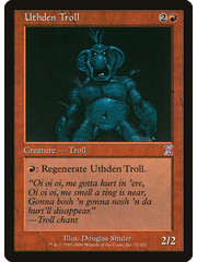 Magic: The Gathering Uthden Troll (071) Moderately Played