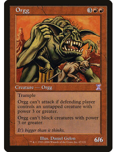 Magic: The Gathering Orgg (067) Lightly Played