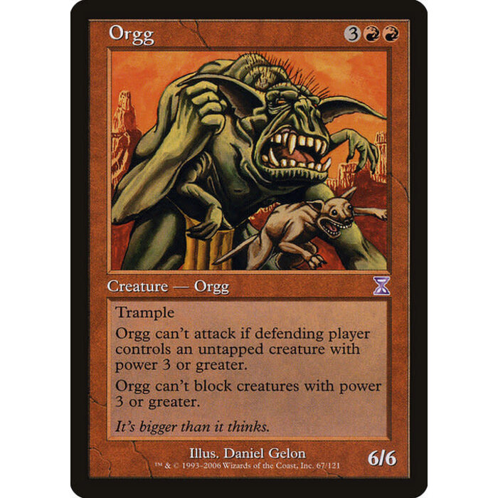 Magic: The Gathering Orgg (067) Lightly Played