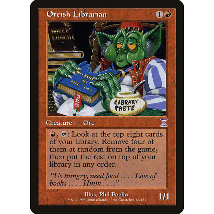 Magic: The Gathering Orcish Librarian (066) Lightly Played