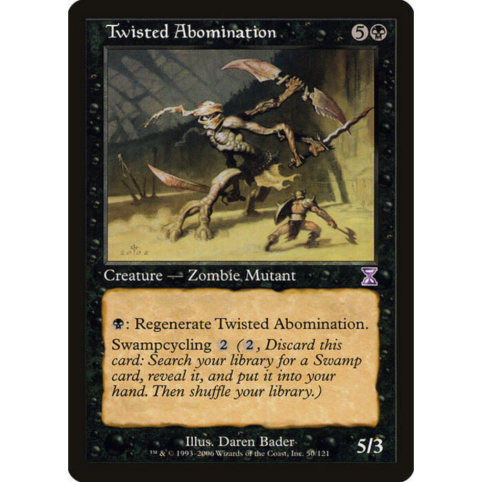 Magic: The Gathering Twisted Abomination (050) Lightly Played