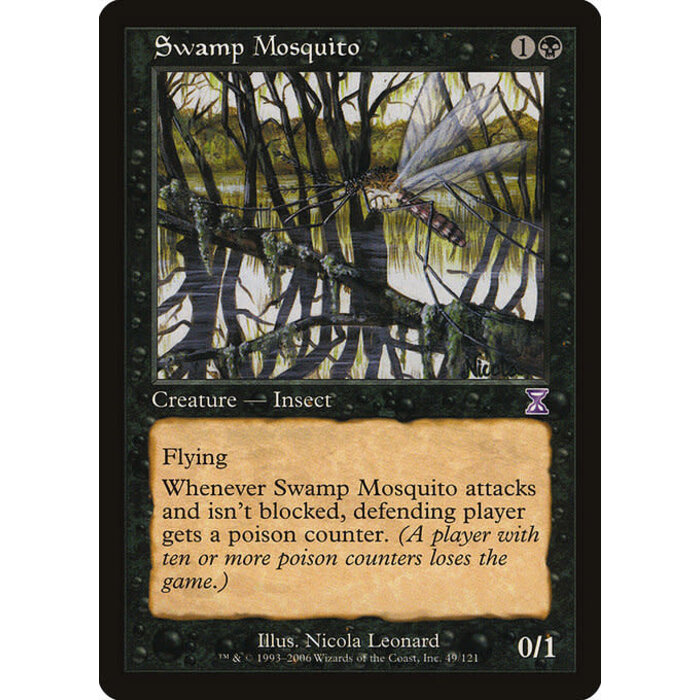 Magic: The Gathering Swamp Mosquito (049) Lightly Played