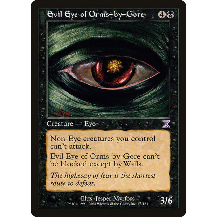 Magic: The Gathering Evil Eye of Orms-by-Gore (042) Lightly Played