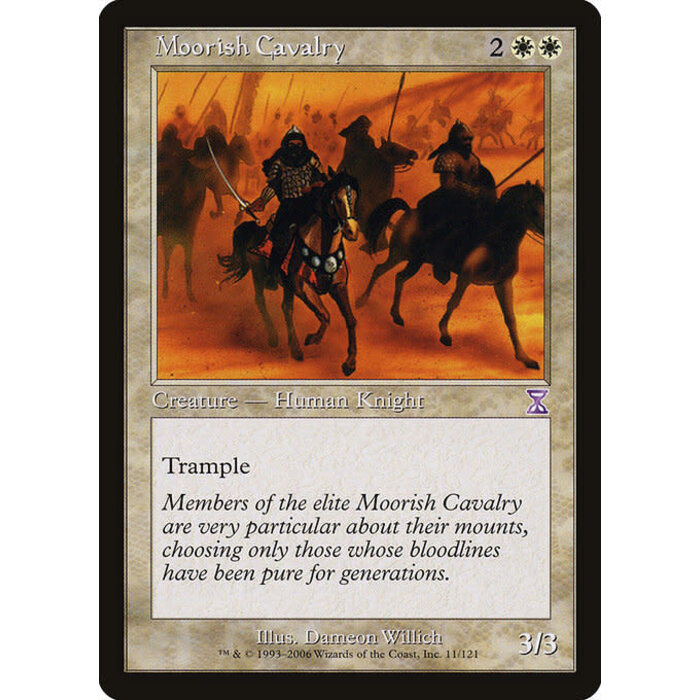 Magic: The Gathering Moorish Cavalry (011) Lightly Played