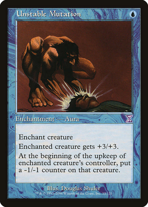 Magic: The Gathering Unstable Mutation (033) Moderately Played - Kingslayer  Games