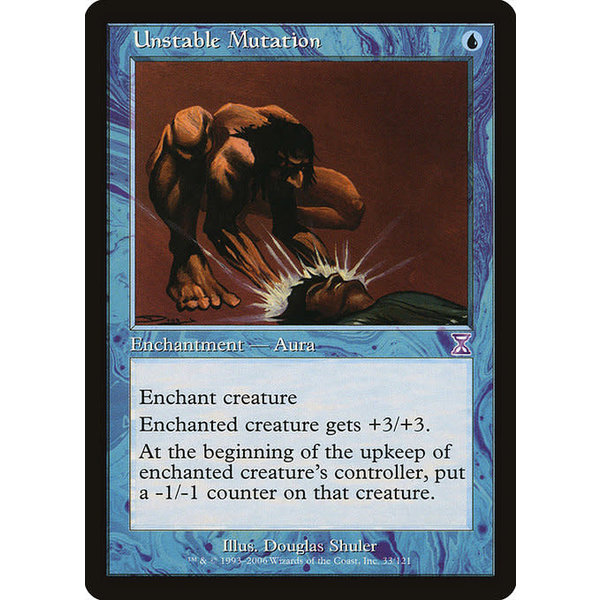 Magic: The Gathering Unstable Mutation (033) Lightly Played
