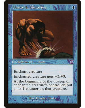 Magic: The Gathering Unstable Mutation (033) Heavily Played