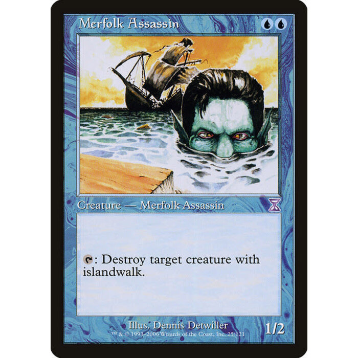 Magic: The Gathering Merfolk Assassin (025) Lightly Played