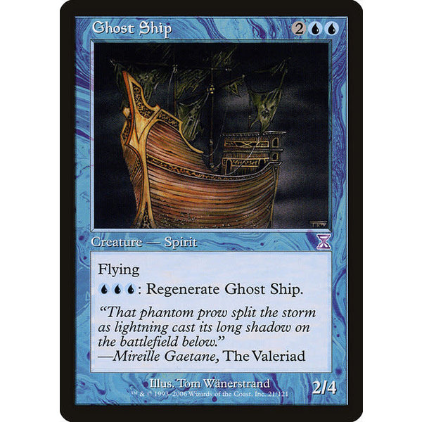 Magic: The Gathering Ghost Ship (021) Moderately Played