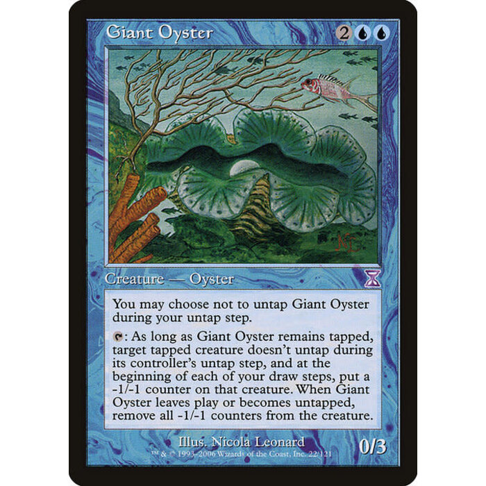 Magic: The Gathering Giant Oyster (022) Lightly Played