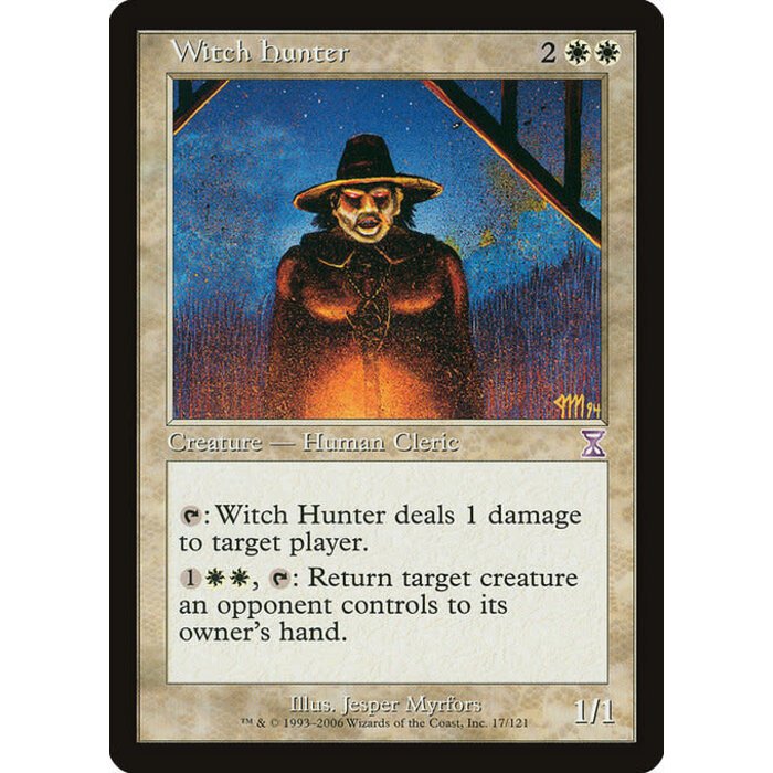 Magic: The Gathering Witch Hunter (017) Lightly Played