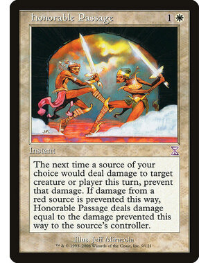 Magic: The Gathering Honorable Passage (009) Lightly Played