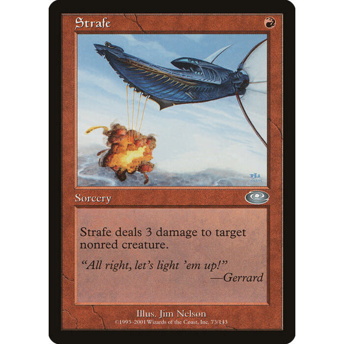 Magic: The Gathering Strafe (073) Lightly Played