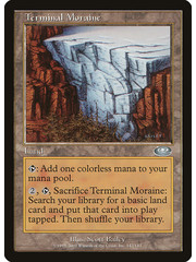 Magic: The Gathering Terminal Moraine (142) Moderately Played Foil