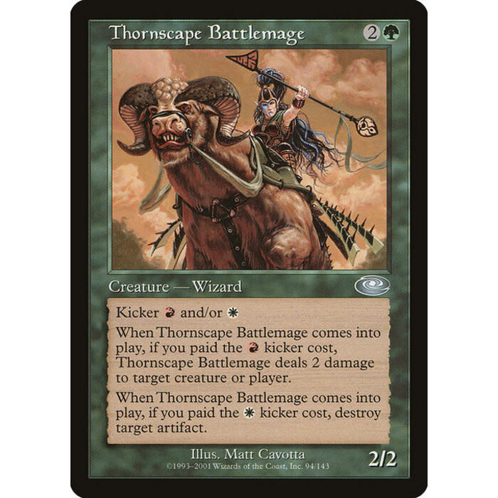 Magic: The Gathering Thornscape Battlemage (094) Lightly Played