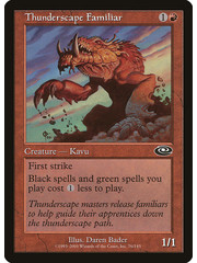 Magic: The Gathering Thunderscape Familiar (076) Heavily Played Foil