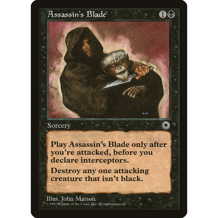 Magic: The Gathering Assassin's Blade (080) Lightly Played