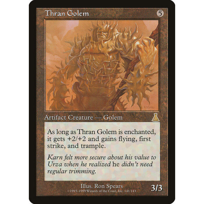 Magic: The Gathering Thran Golem (141) Lightly Played