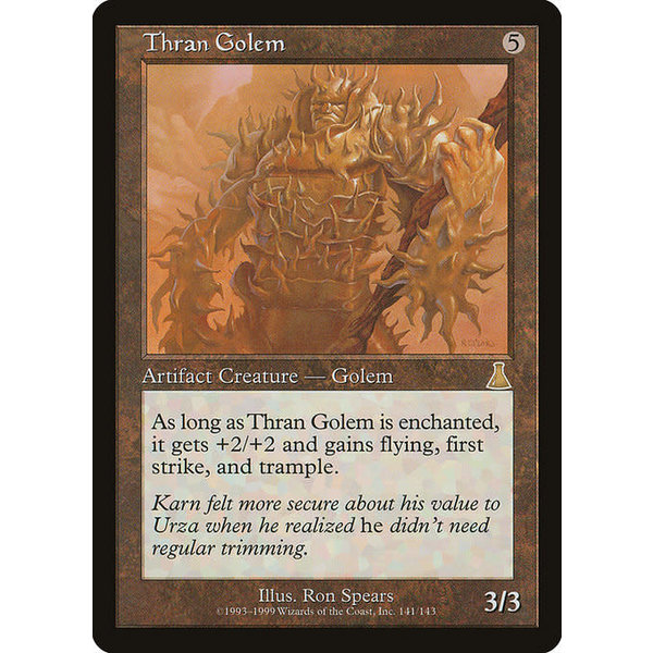 Magic: The Gathering Thran Golem (141) Moderately Played