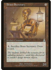 Magic: The Gathering Brass Secretary (128) Lightly Played