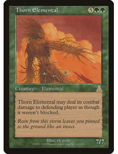 Magic: The Gathering Thorn Elemental (123) Heavily Played