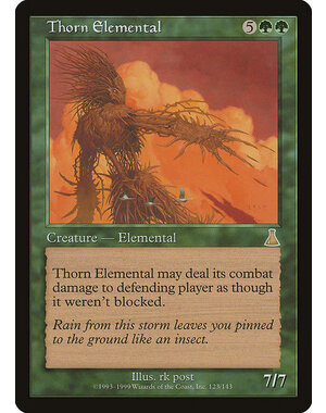 Magic: The Gathering Thorn Elemental (123) Heavily Played