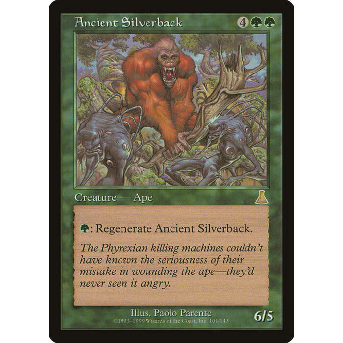 Magic: The Gathering Ancient Silverback (101) Lightly Played