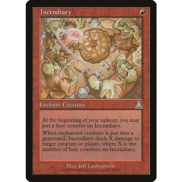 Magic: The Gathering Incendiary (089) Lightly Played