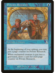 Magic: The Gathering Private Research (041) Lightly Played