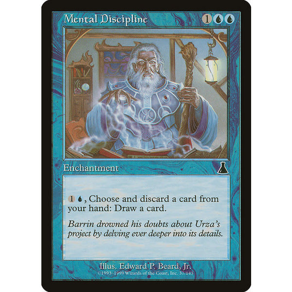 Magic: The Gathering Mental Discipline (037) Lightly Played