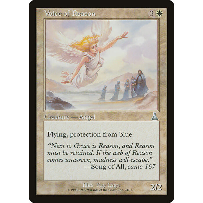 Magic: The Gathering Voice of Reason (024) Lightly Played