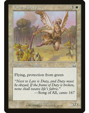 Magic: The Gathering Voice of Duty (023) Lightly Played