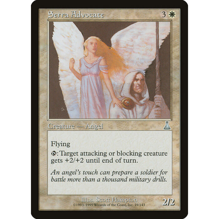 Magic: The Gathering Serra Advocate (019) Lightly Played