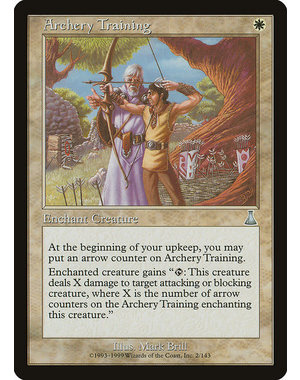 Magic: The Gathering Archery Training (002) Moderately Played