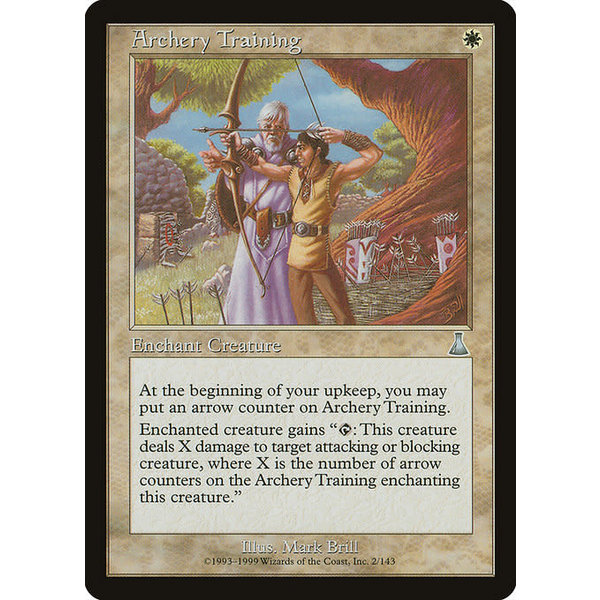 Magic: The Gathering Archery Training (002) Moderately Played